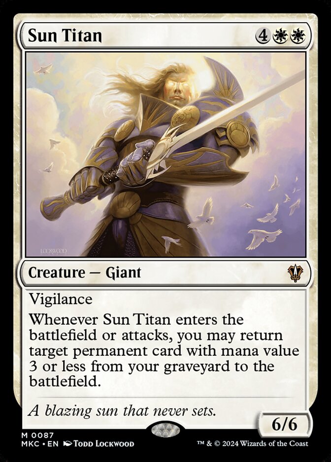 Sun Titan (87) - Murders at Karlov Manor Commander (MKC)