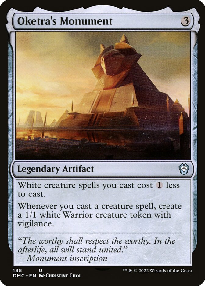 Oketra's Monument (188) - Dominaria United Commander (DMC)