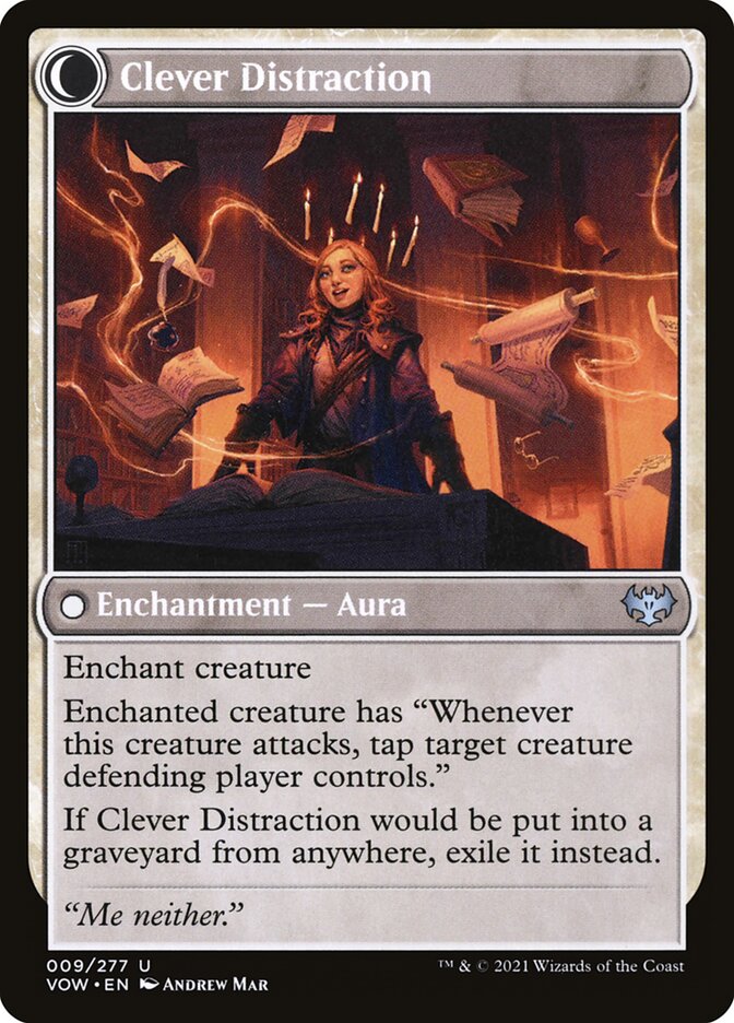 Distracting Geist // Clever Distraction (9) - Innistrad: Crimson Vow (VOW)