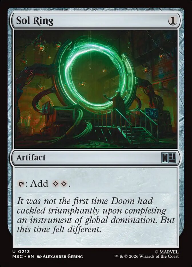 Sol Ring (213) - Marvel Super Heroes Commander (MSC)