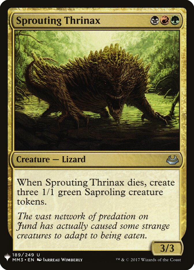 Sprouting Thrinax (MM3-189) - The List (PLST)