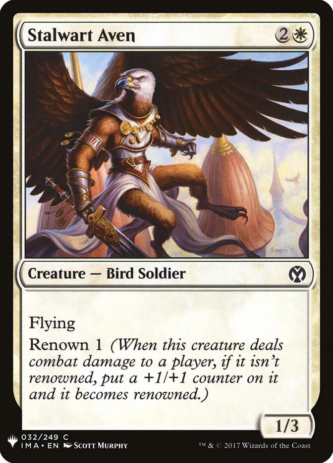 Stalwart Aven (IMA-32) - The List (PLST)