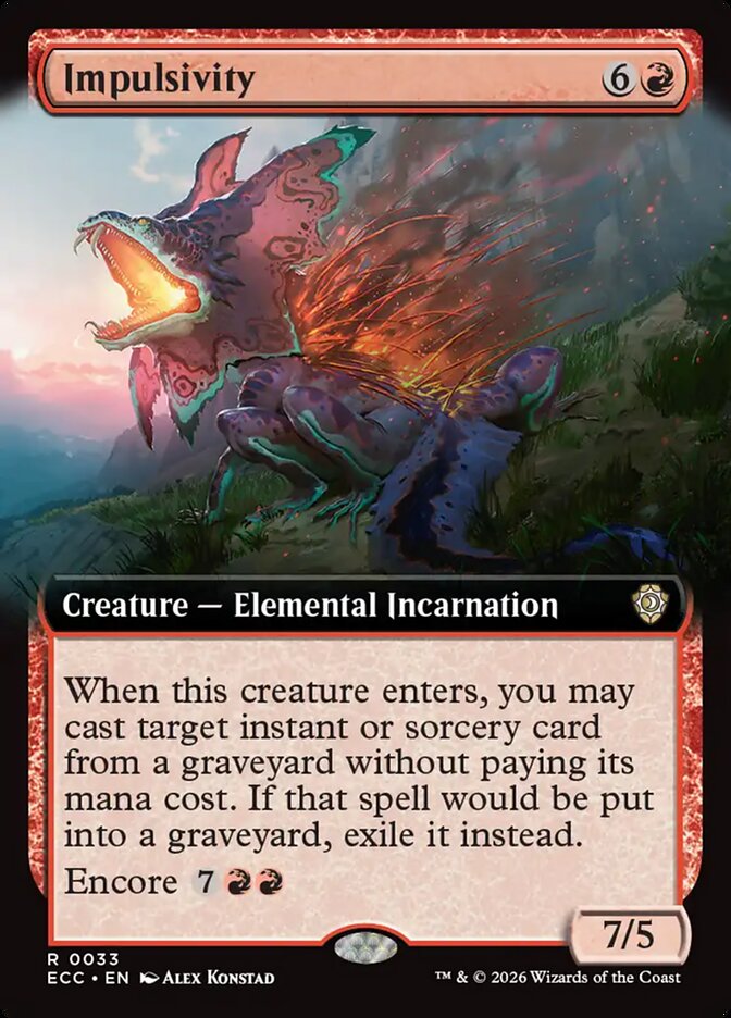 Impulsivity (33) - Lorwyn Eclipsed Commander (ECC)