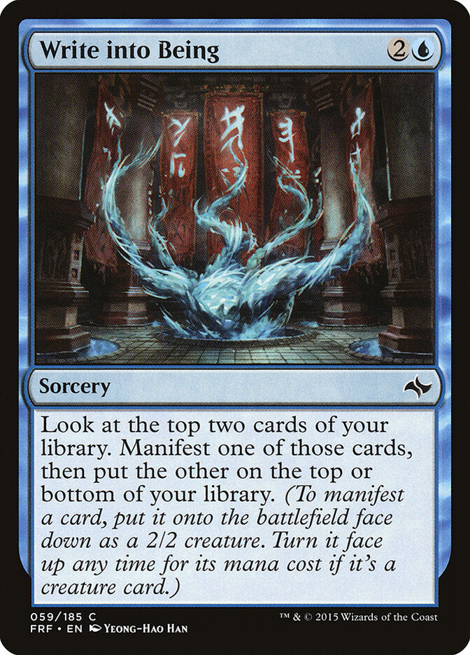 Write into Being (59) - Fate Reforged (FRF)