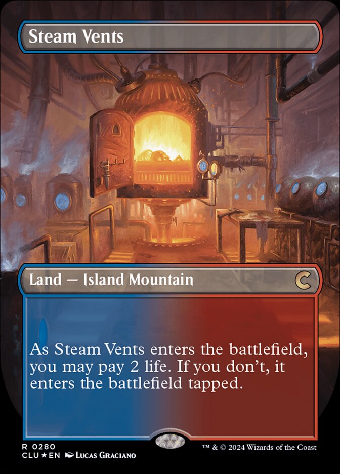 Steam Vents (280) - Ravnica: Clue Edition (CLU)