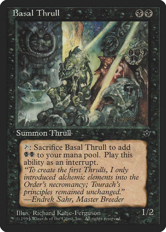 Basal Thrull (34c) - Fallen Empires (FEM)