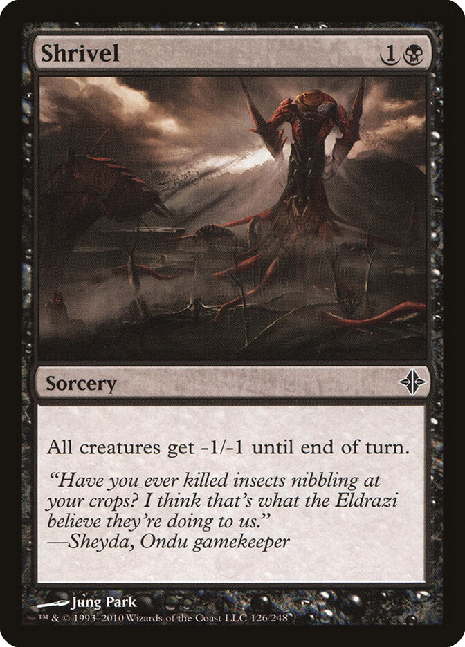Shrivel (126) - Rise of the Eldrazi (ROE)