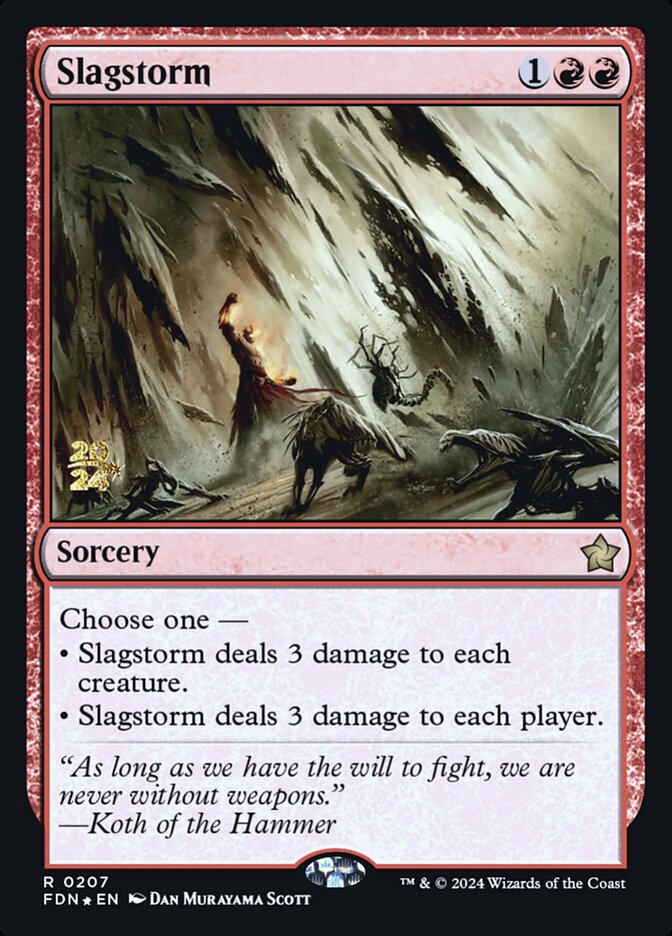Slagstorm (207s) - Foundations Promos (PFDN)