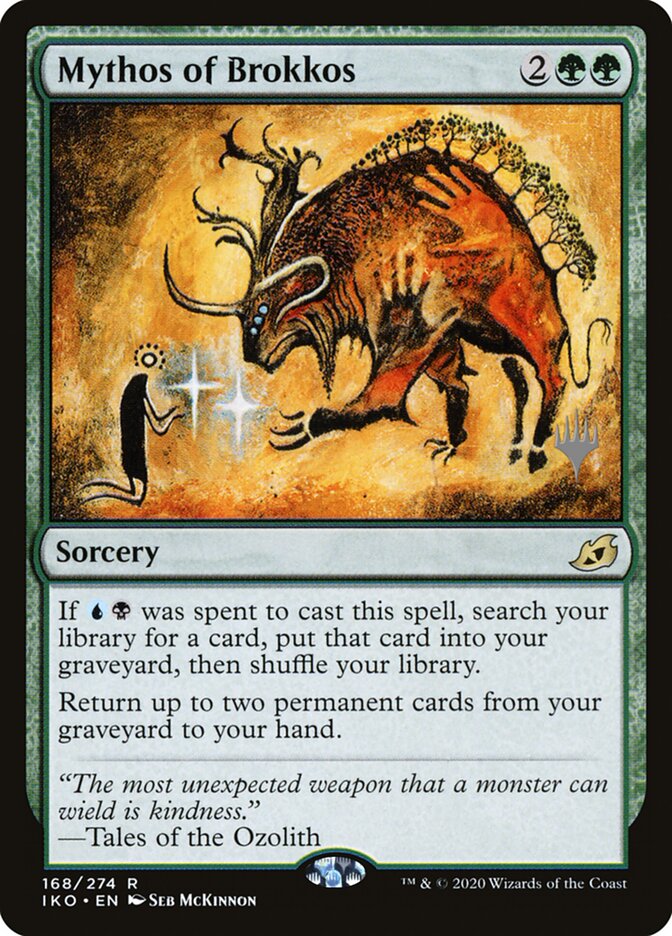 Mythos of Brokkos (168p) - Ikoria: Lair of Behemoths Promos (PIKO)