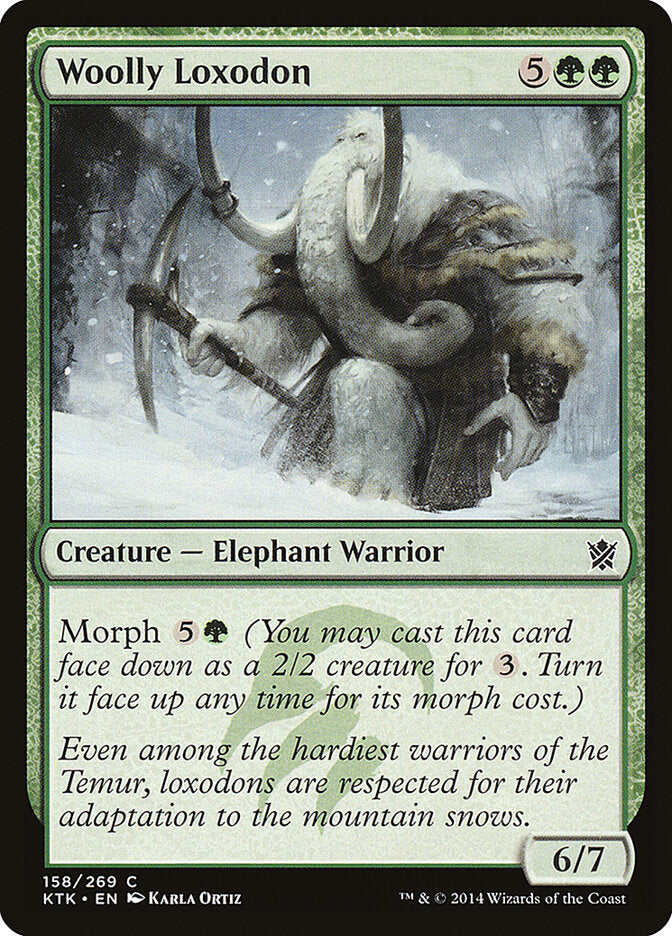 Woolly Loxodon (158) - Khans of Tarkir (KTK)