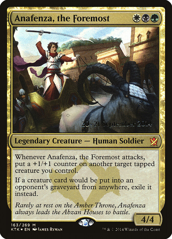 Anafenza, the Foremost (163s) - Khans of Tarkir Promos (PKTK)