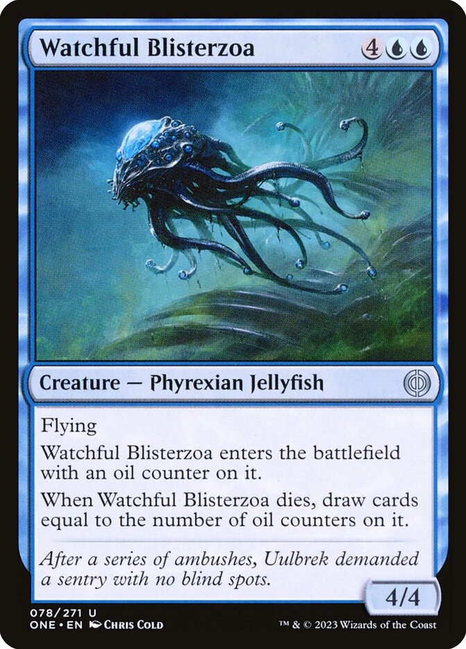 Watchful Blisterzoa (78) - Phyrexia: All Will Be One (ONE)
