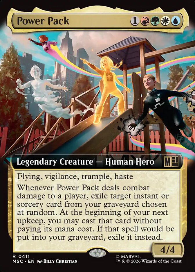 Power Pack (411) - Marvel Super Heroes Commander (MSC)