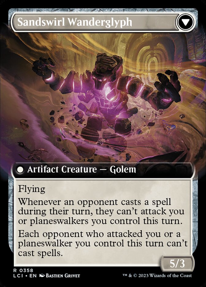 Unstable Glyphbridge // Sandswirl Wanderglyph (358) - The Lost Caverns of Ixalan (LCI)
