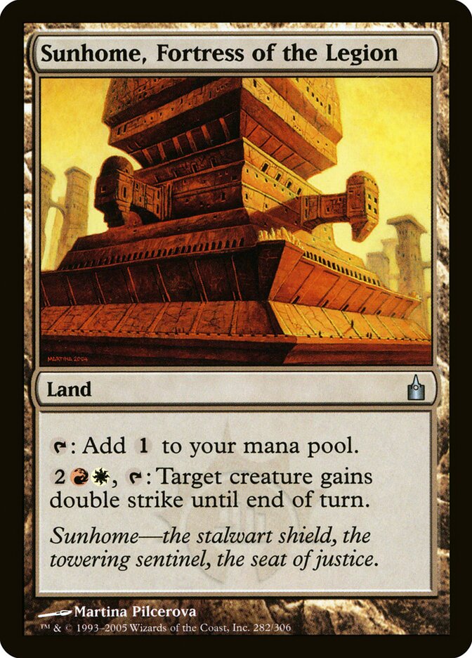Sunhome, Fortress of the Legion (282) - Ravnica: City of Guilds (RAV)