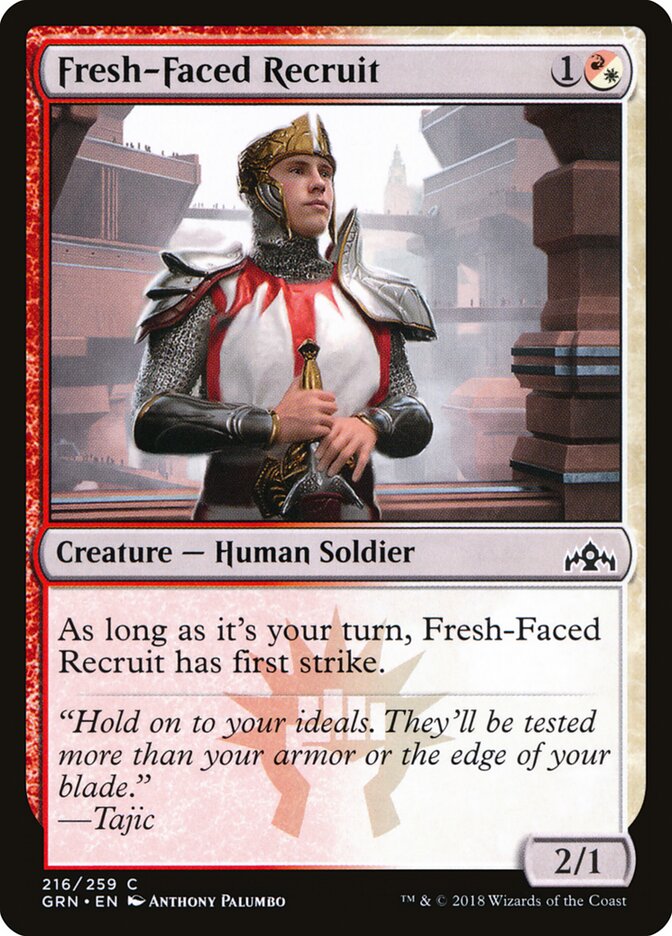 Fresh-Faced Recruit (216) - Guilds of Ravnica (GRN)
