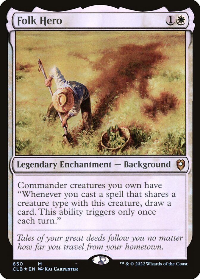 Folk Hero (650) - Commander Legends: Battle for Baldur's Gate (CLB)