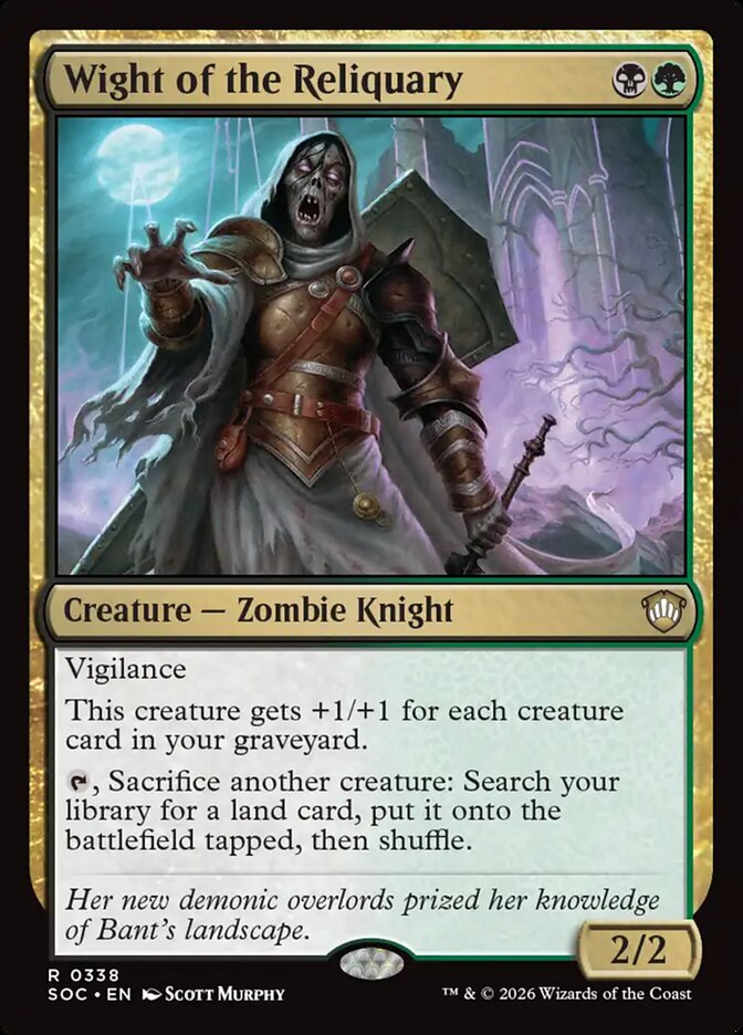 Wight of the Reliquary (338) - Secrets of Strixhaven Commander (SOC)