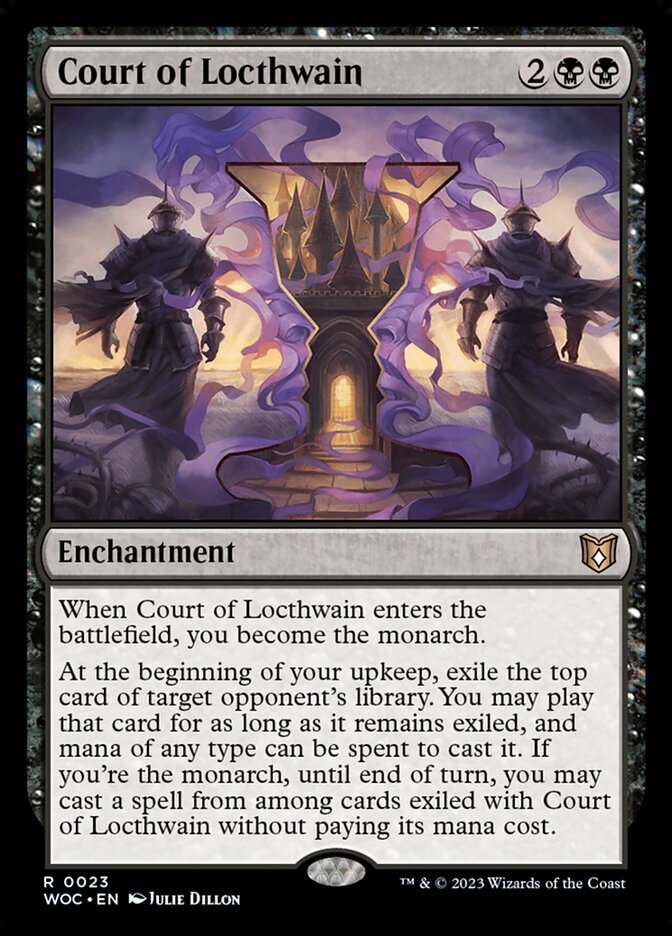 Court of Locthwain (23) - Wilds of Eldraine Commander (WOC)