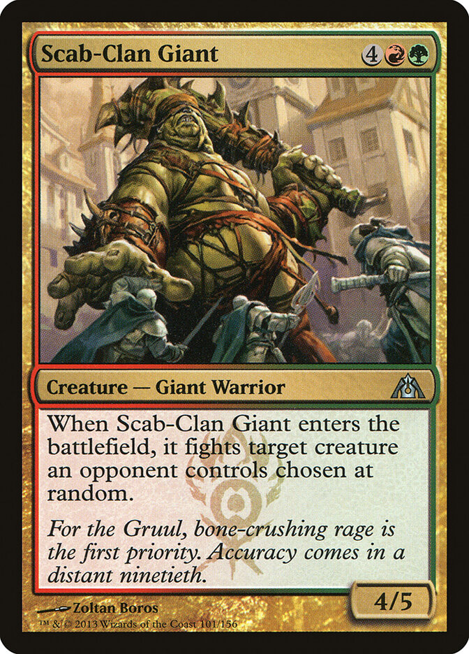 Scab-Clan Giant (101) - Dragon's Maze (DGM)