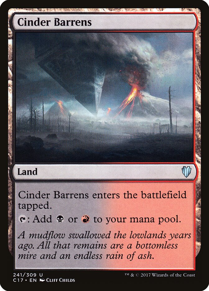 Cinder Barrens (241) - Commander 2017 (C17)