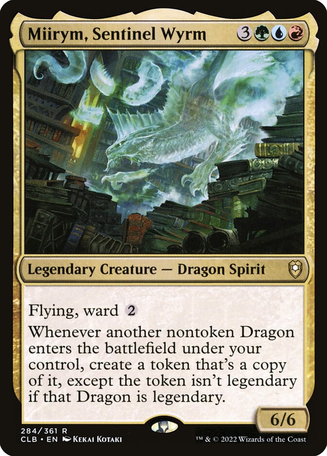 Miirym, Sentinel Wyrm (284) - Commander Legends: Battle for Baldur's Gate (CLB)