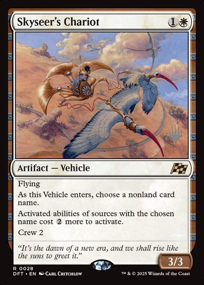 Skyseer's Chariot (28p) - Aetherdrift Promos (PDFT)