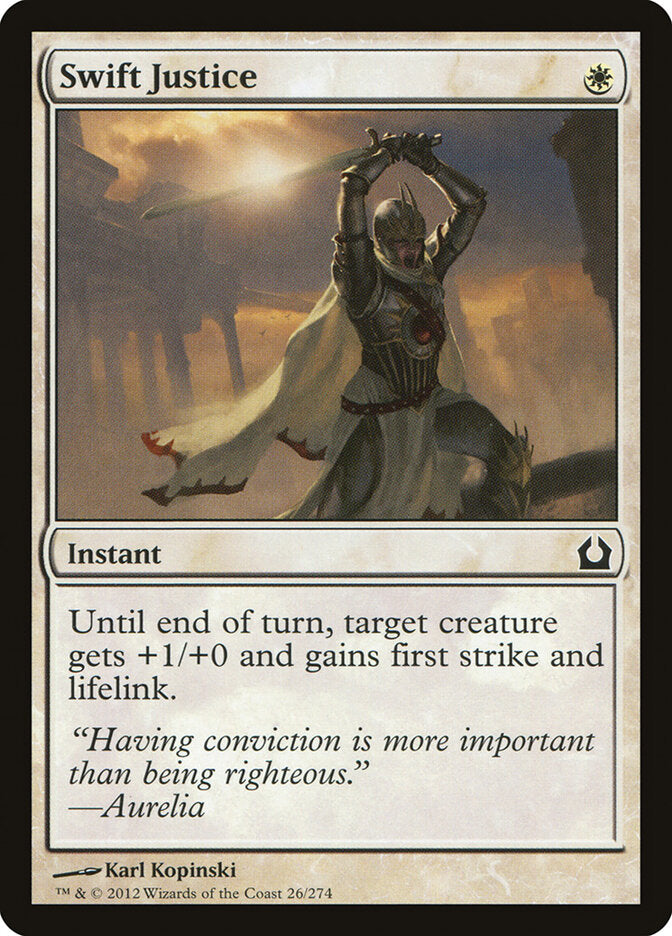 Swift Justice (26) - Return to Ravnica (RTR)