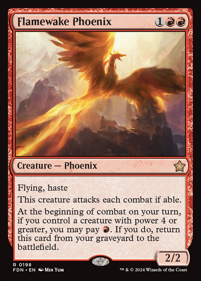 Flamewake Phoenix (198) - Foundations (FDN)