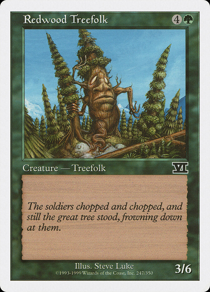 Redwood Treefolk (247) - Classic Sixth Edition (6ED)