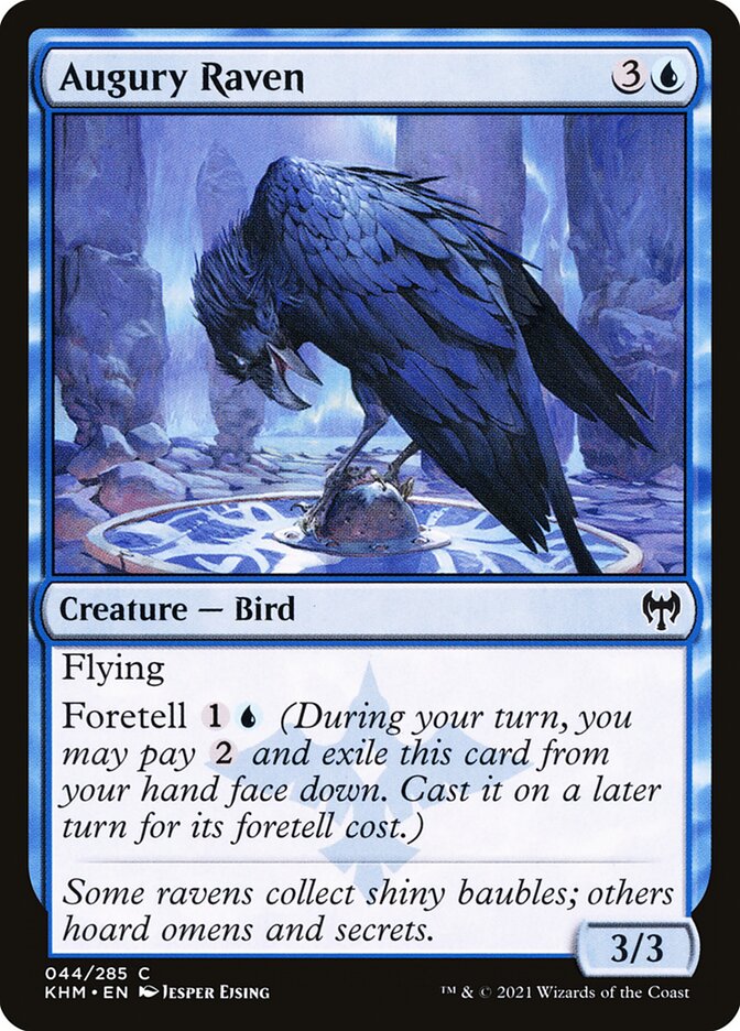 Augury Raven (44) - Kaldheim (KHM)