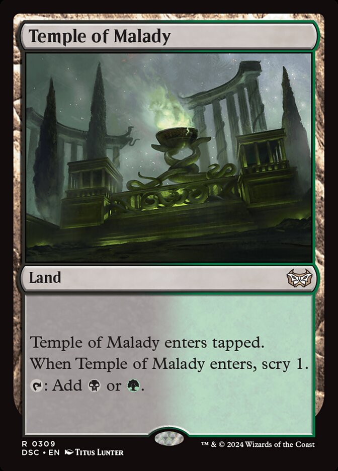 Temple of Malady (309) - Duskmourn: House of Horror Commander (DSC)