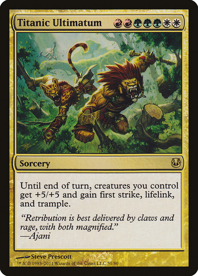 Titanic Ultimatum (31) - Duel Decks: Ajani vs. Nicol Bolas (DDH)