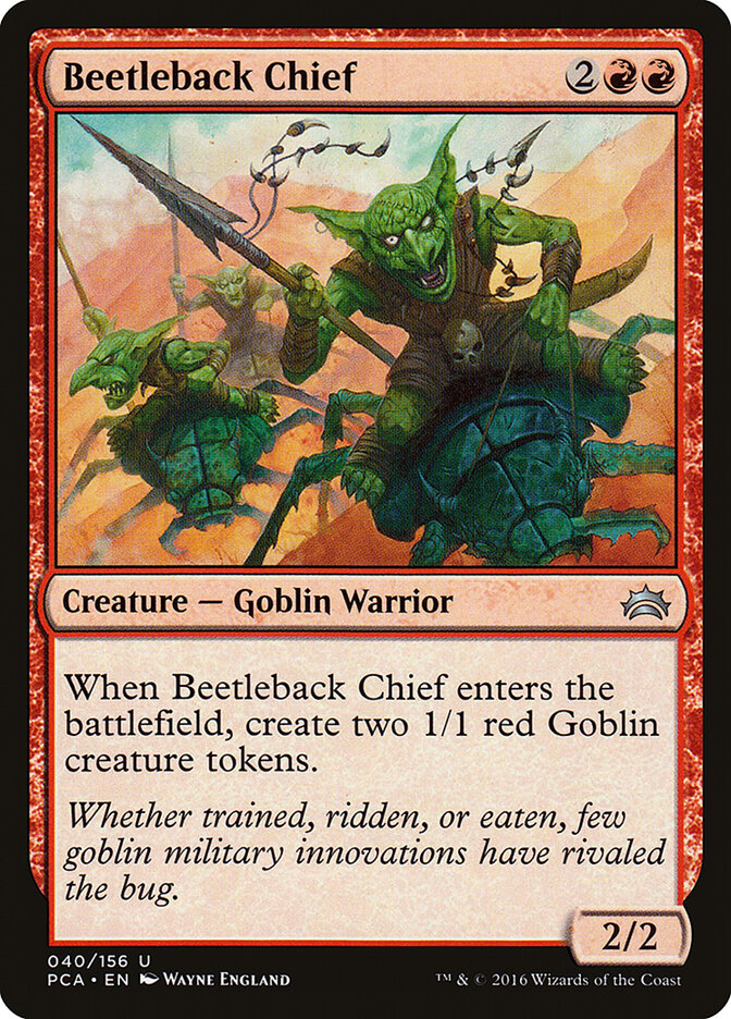 Beetleback Chief (40) - Planechase Anthology (PCA)