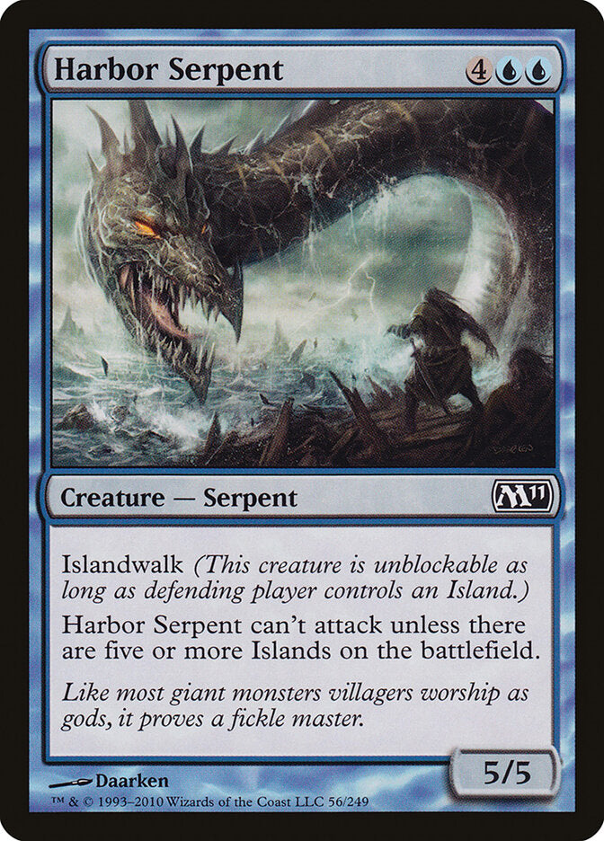 Harbor Serpent (56) - Magic 2011 (M11)
