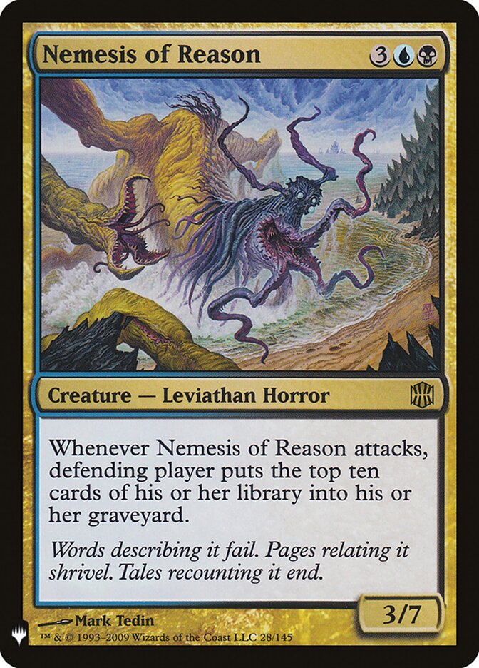 Nemesis of Reason (ARB-28) - The List (PLST)