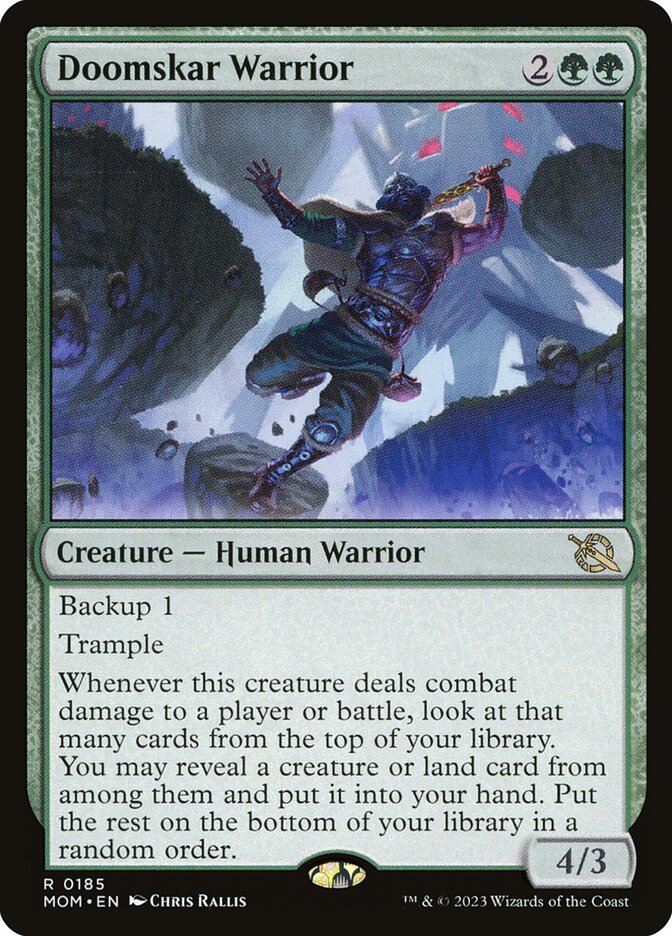 Doomskar Warrior (185) - March of the Machine (MOM)