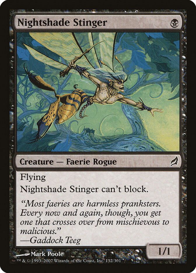 Nightshade Stinger (132) - Lorwyn (LRW)