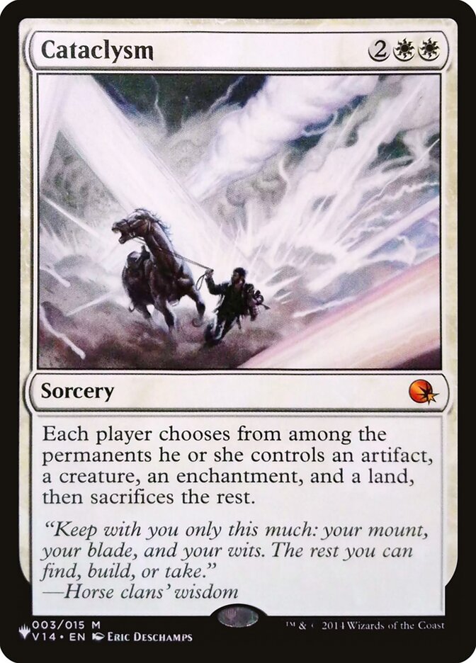 Cataclysm (V14-3) - The List (PLST)