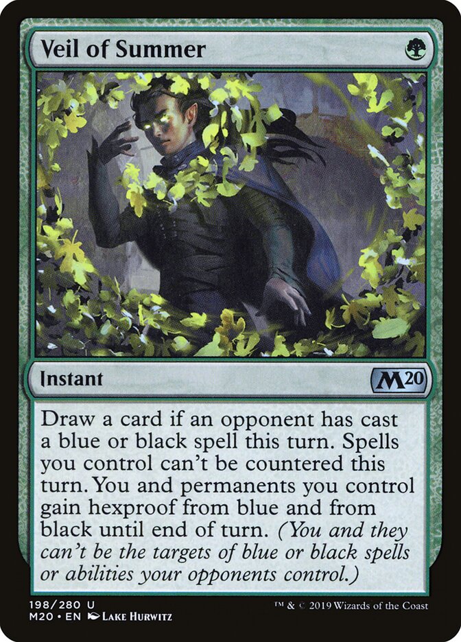 Veil of Summer (198) - Core Set 2020 (M20)