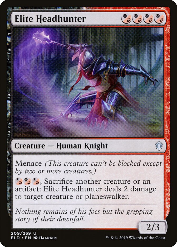 Elite Headhunter (209) - Throne of Eldraine (ELD)