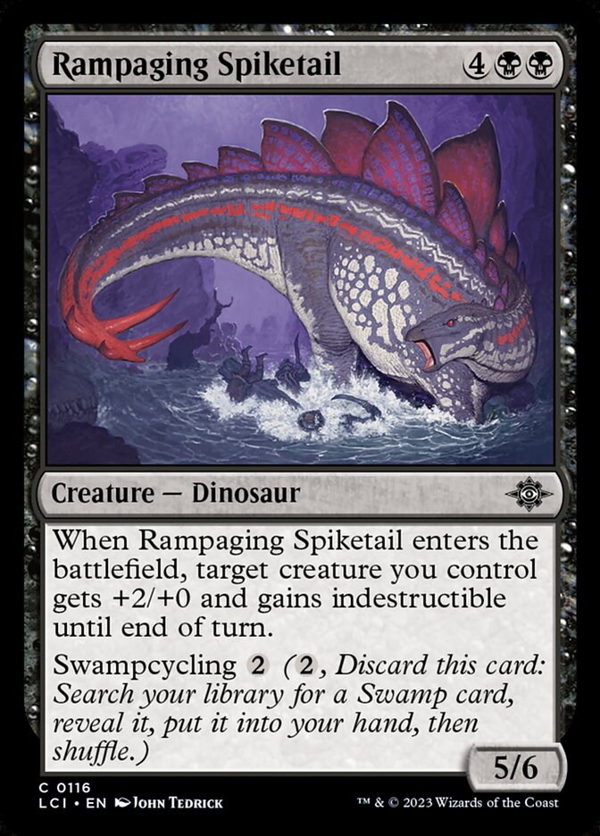 Rampaging Spiketail (116) - The Lost Caverns of Ixalan (LCI)