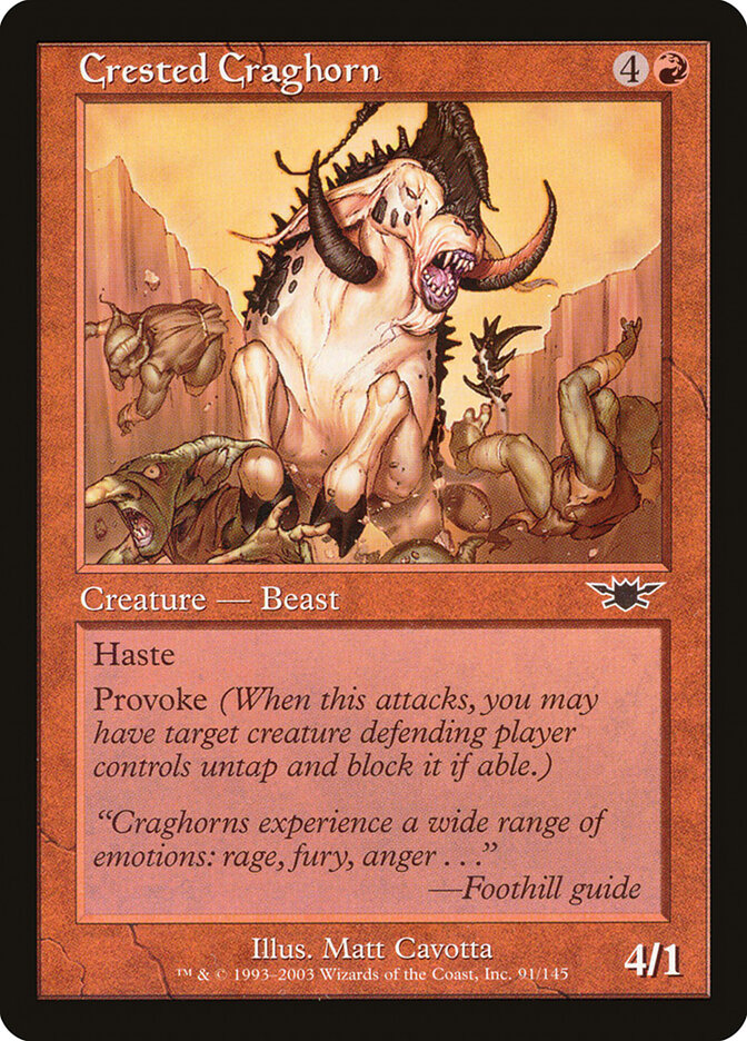 Crested Craghorn (91) - Legions (LGN)