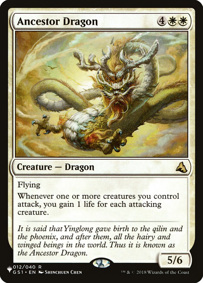 Ancestor Dragon - The List (PLST)