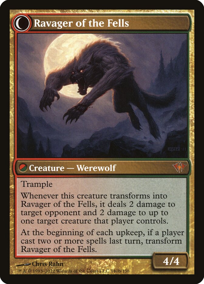 Huntmaster of the Fells // Ravager of the Fells (140) - Dark Ascension (DKA)