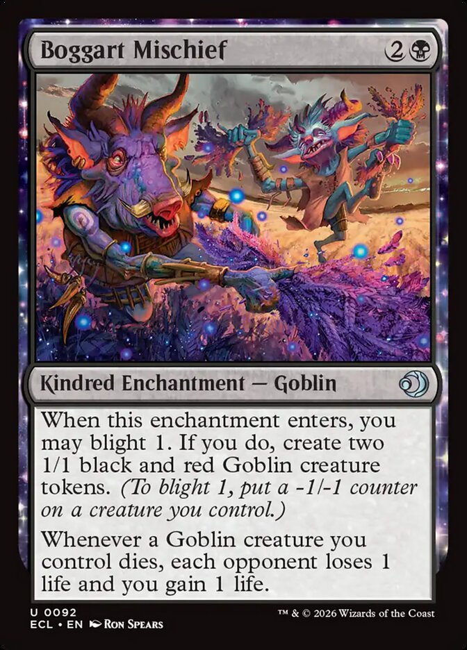 Boggart Mischief (92) - Lorwyn Eclipsed (ECL)