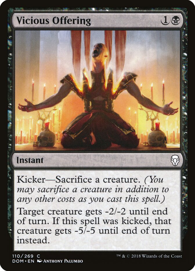 Vicious Offering (110) - Dominaria (DOM)