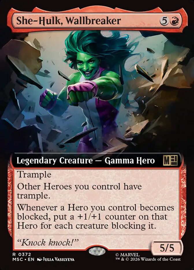 She-Hulk, Wallbreaker (372) - Marvel Super Heroes Commander (MSC)