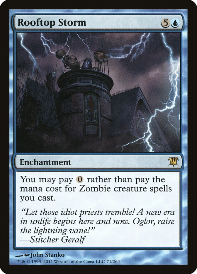 Rooftop Storm (71) - Innistrad (ISD)