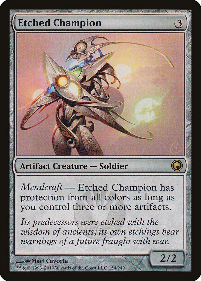 Etched Champion (154) - Scars of Mirrodin (SOM)